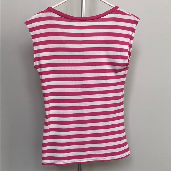 Derek Heart Fitted Sleeveless T Shirt Size Large - Picture 3 of 4